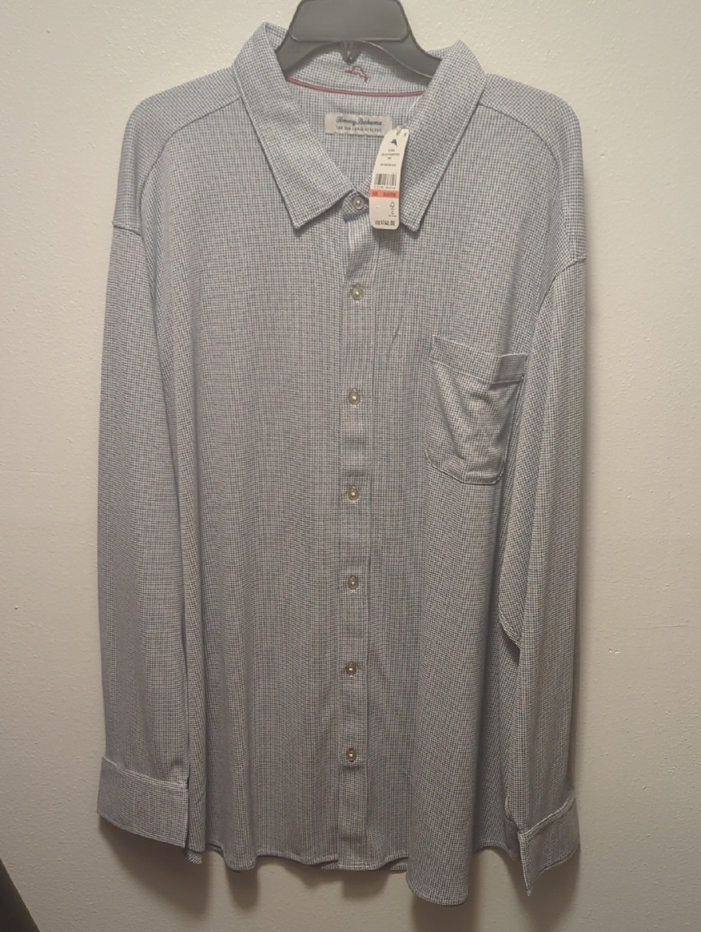 NWT Tommy Bahama San Lucio Houndstooth Shirt Sz 3XLB